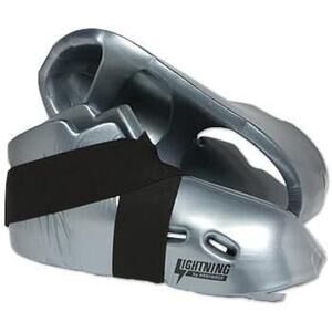 NEW ProForce Lightning Kicks SILVER Sparring Shoes Adult Small 7-7.5